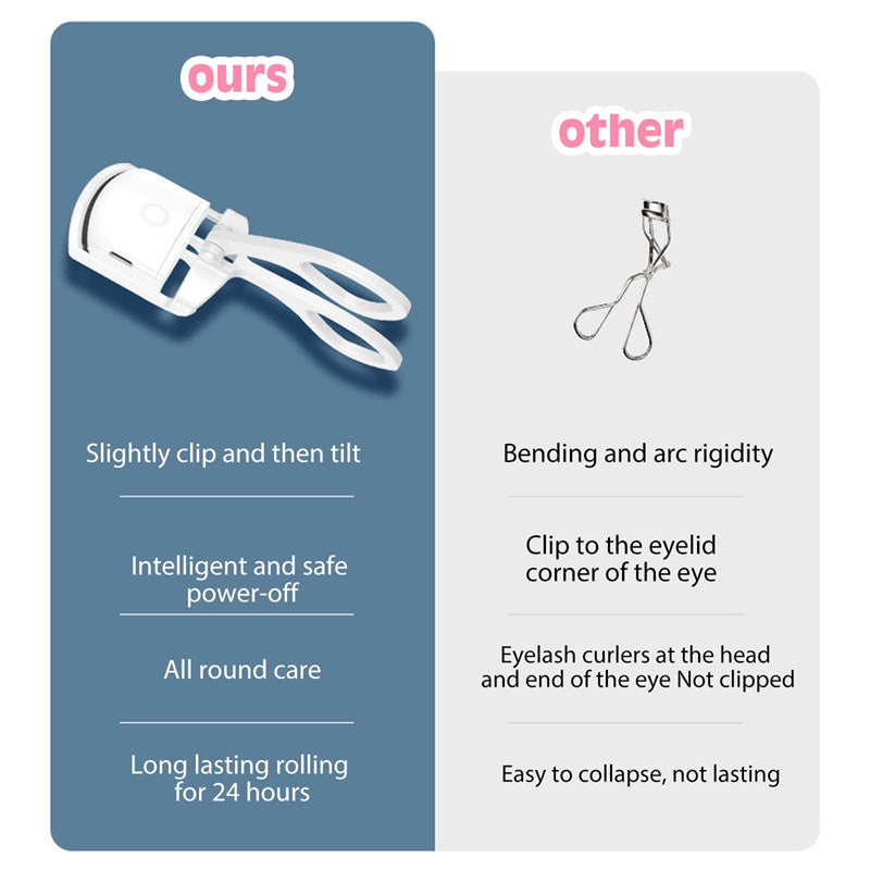 Mini Eyelash Curler Electric Portable Charging