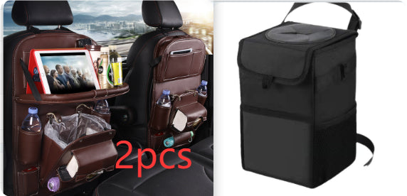 PU Leather Car Storage Bag Multifunction
