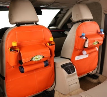 Car storage bag box car seat storage leather