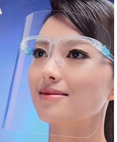 ABS Anti-dust Protective Face Guard Mask Nail Polishing Goggle Manicure Tool
