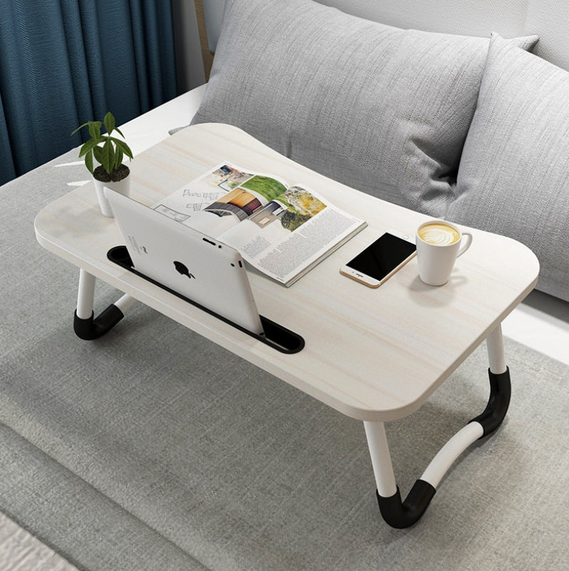 Notebook folding computer table