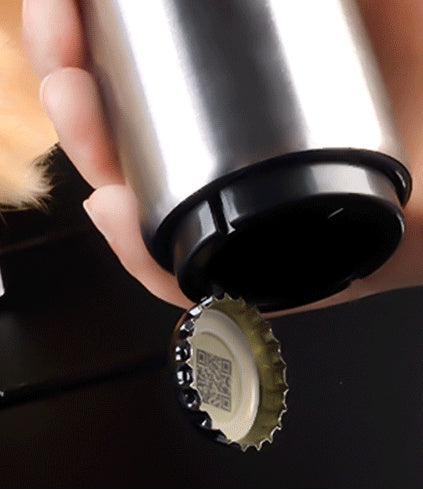 Creative Stainless Steel Beer Bottle Bar Press Opener