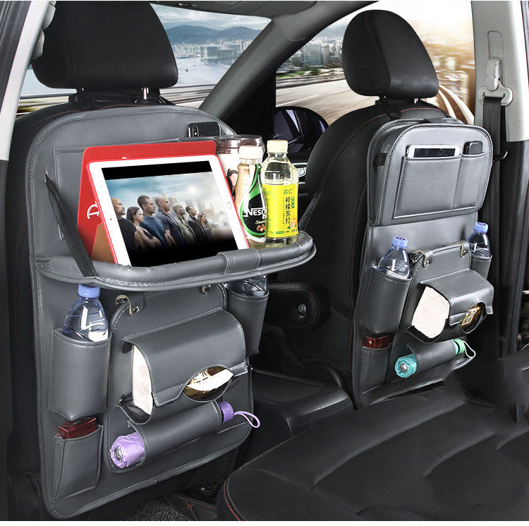 PU Leather Car Storage Bag Multifunction