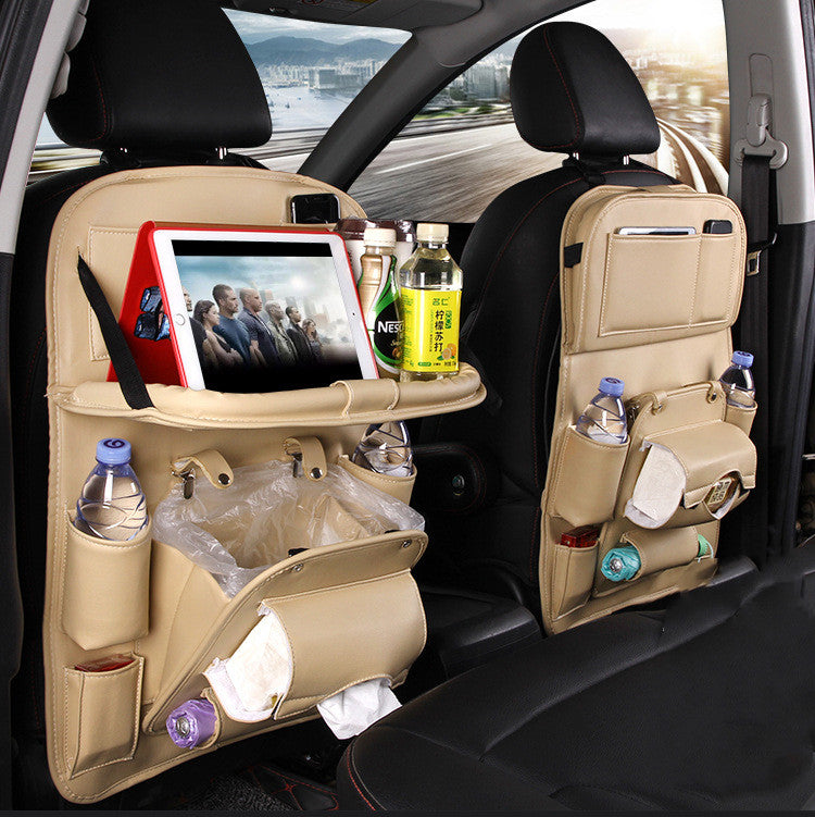 PU Leather Car Storage Bag Multifunction