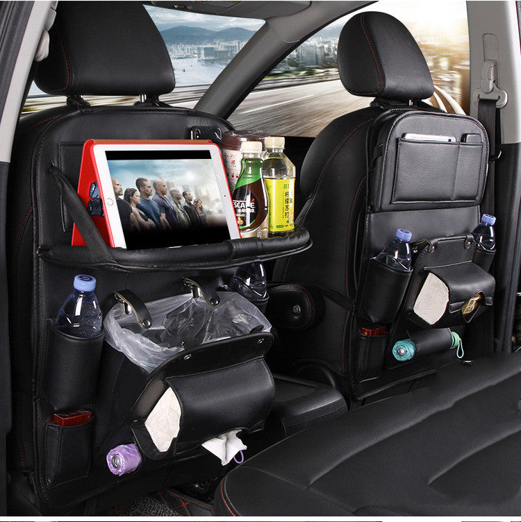 PU Leather Car Storage Bag Multifunction
