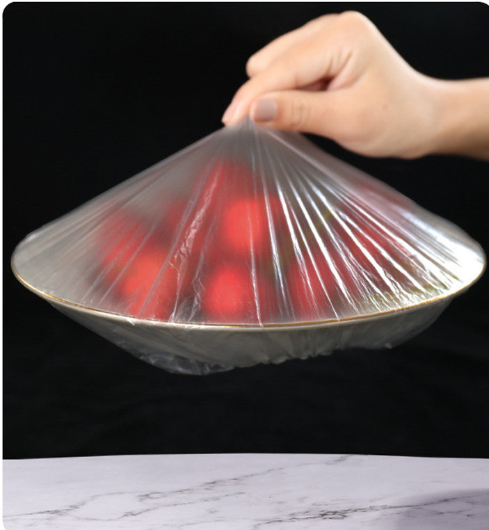 Disposable Cling Film Cover, Food Grade Cling Film Cover, Self-Sealing, Multifunctional Dish Cover, Bowl Cover, Dust Cover Cover