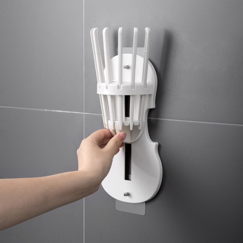 7-in-1 Multifunctional Retractable Wall-mounted Pull-out Rack without Punching Kitchenware Storage Rack Kitchen Accessories