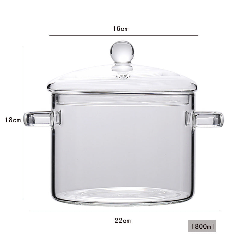 Glass Pot Stove Transparent