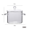 Glass Pot Stove Transparent