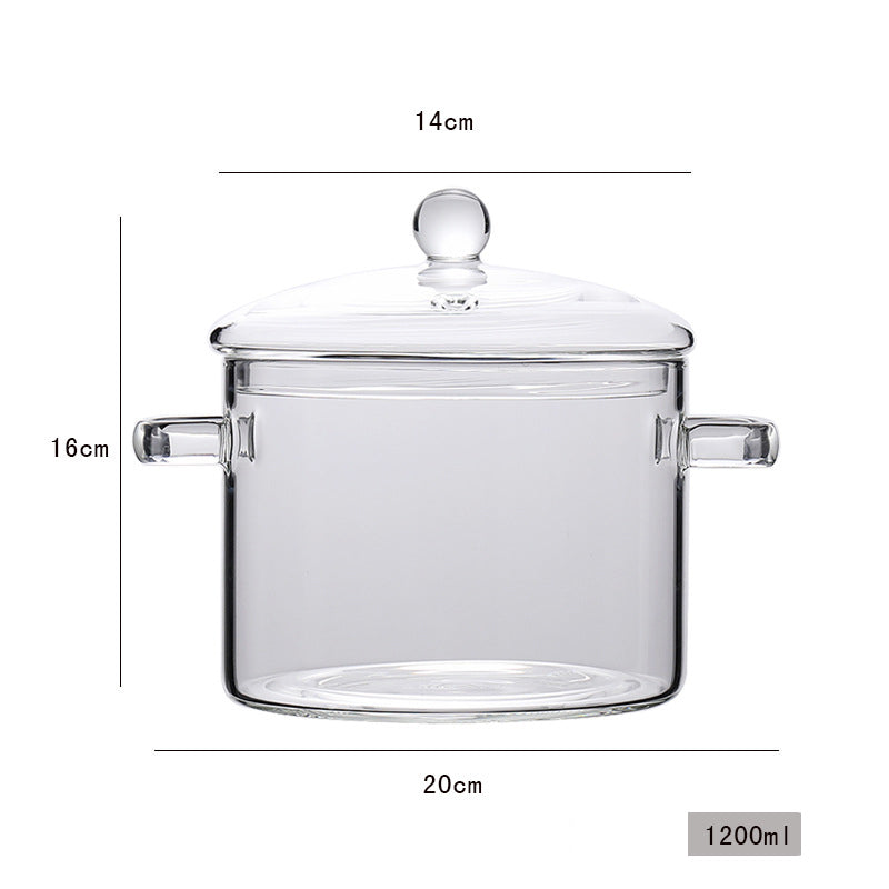 Glass Pot Stove Transparent