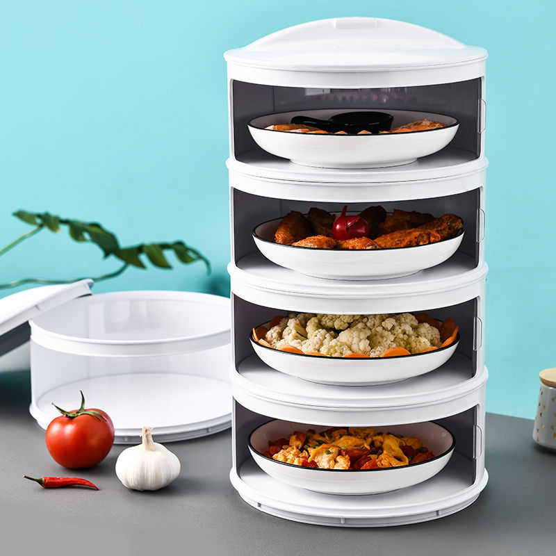 Folding insulated dish cover