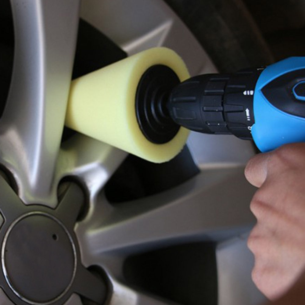 Car wheel polishing