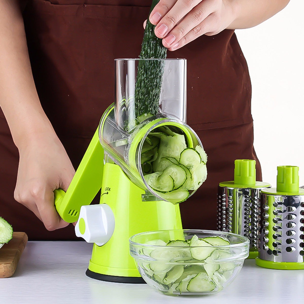 Vegetable Cutter Round Mandoline Slicer Potato
