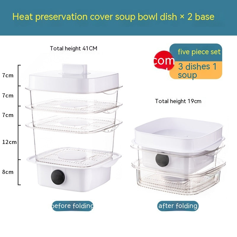 Multi-layer Stack Cooking Hood Steamer