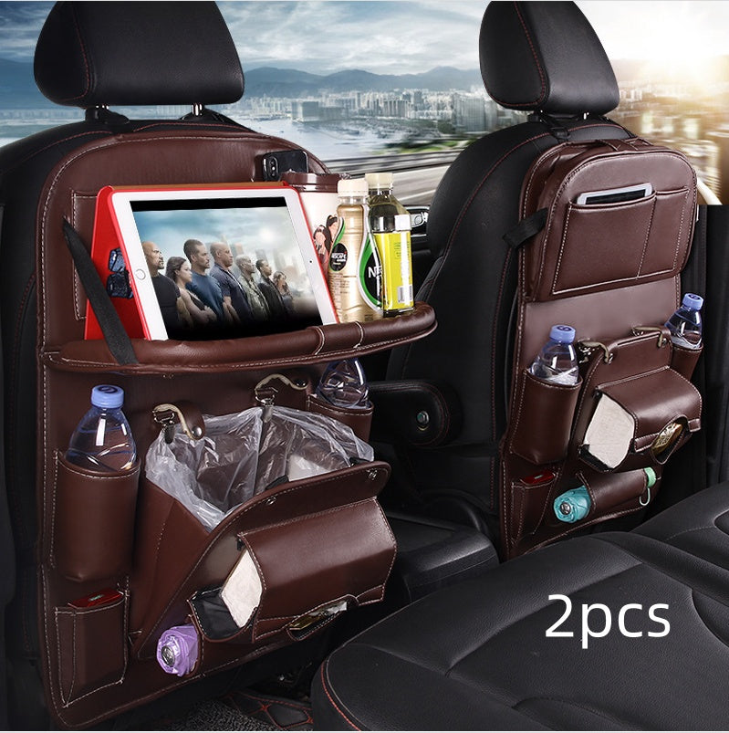 PU Leather Car Storage Bag Multifunction