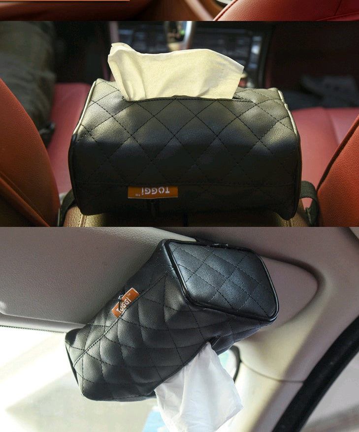 car interior tissue box