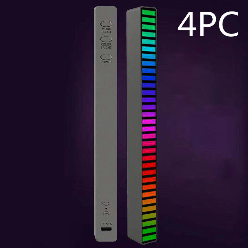 Car Sound Control Light RGB Voice-Activated