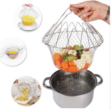 Deep Fry Basket Stainless Washing Fruits Vegetables