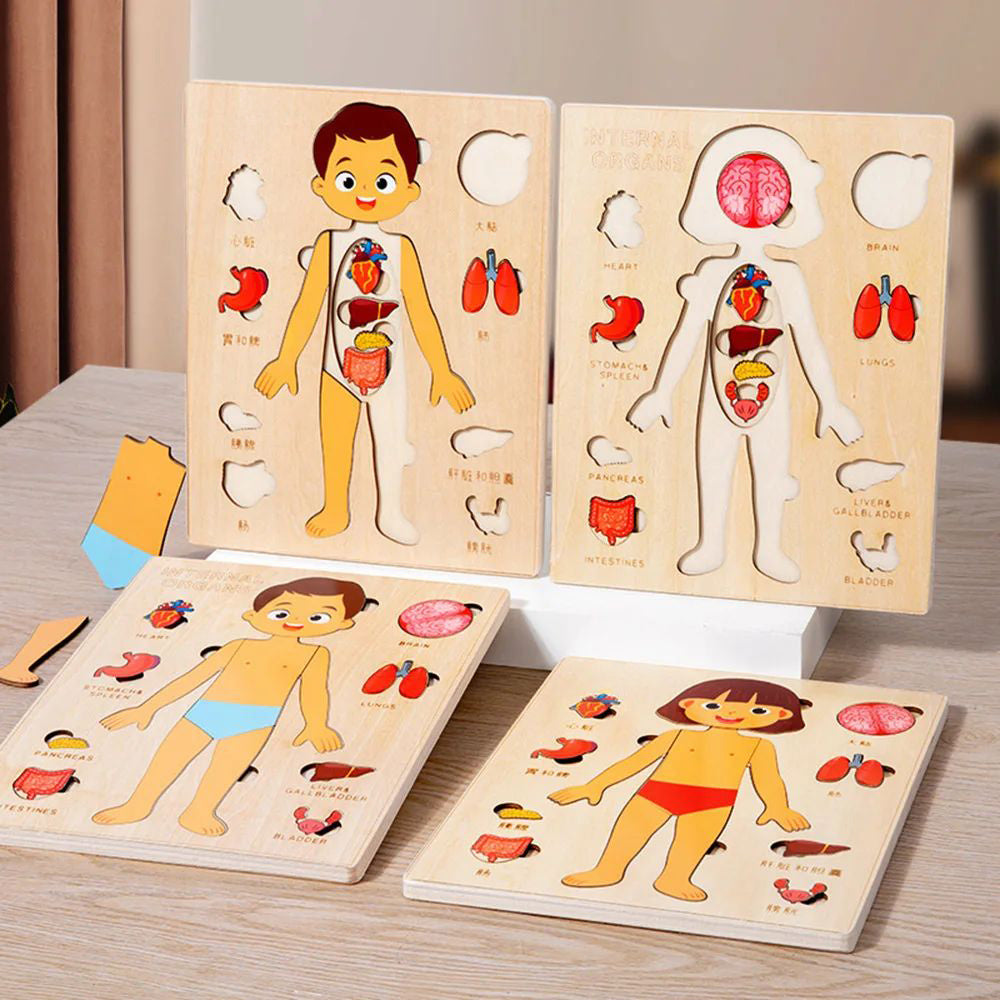 Kids Wooden Learning Activities Busy Board