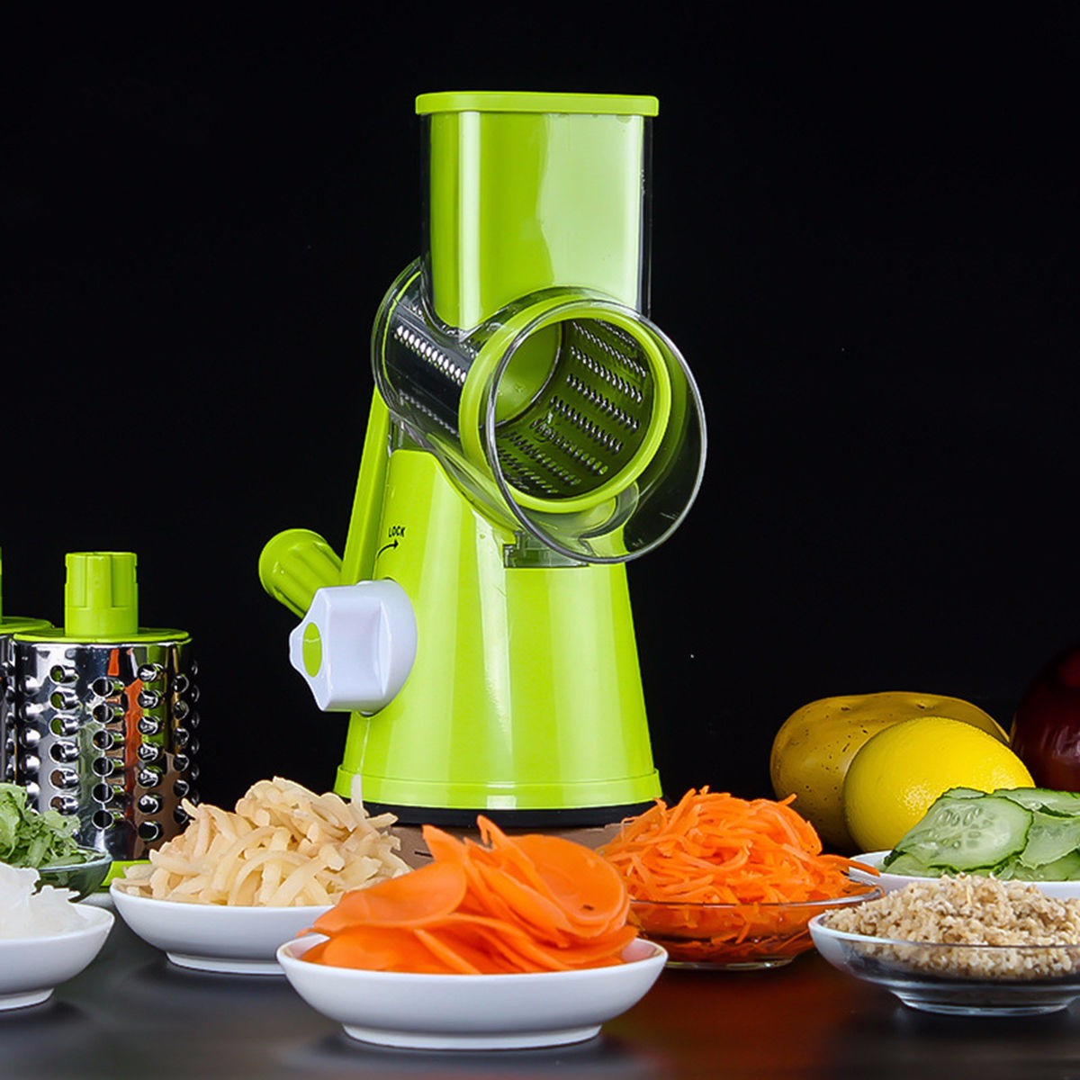 Vegetable Cutter Round Mandoline Slicer Potato