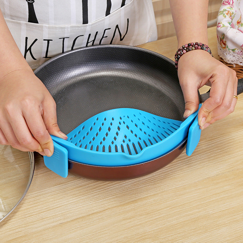Silicone Clip-on Pot Pan Bowl