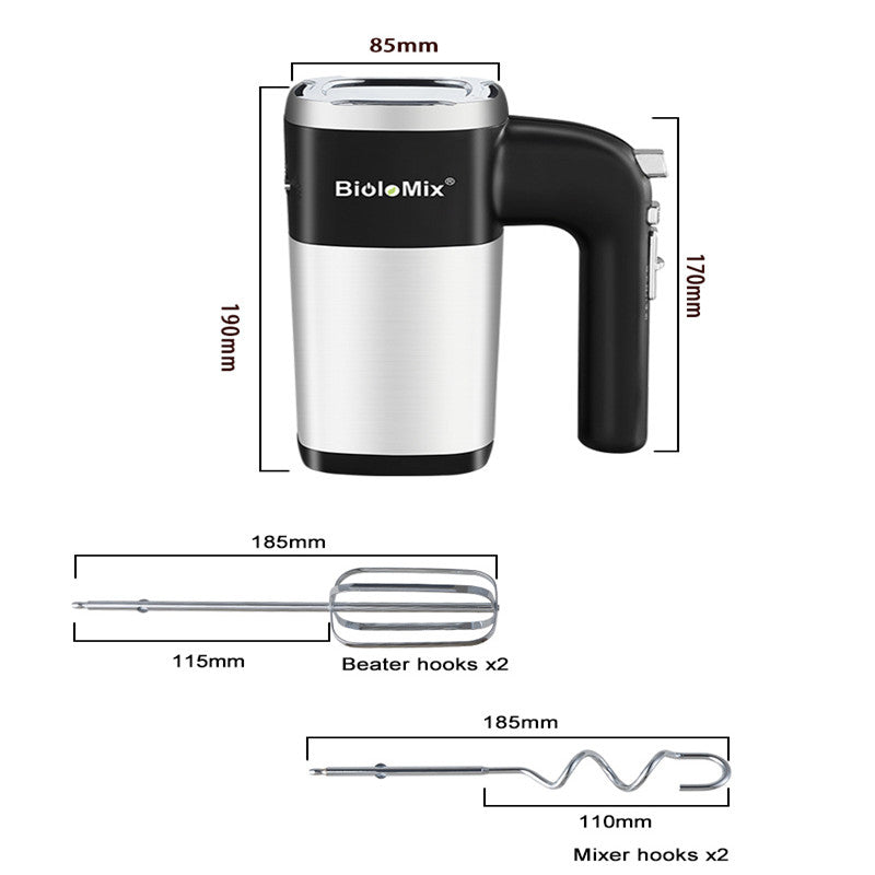Food Mixer Hand Dough Blender Egg Beater