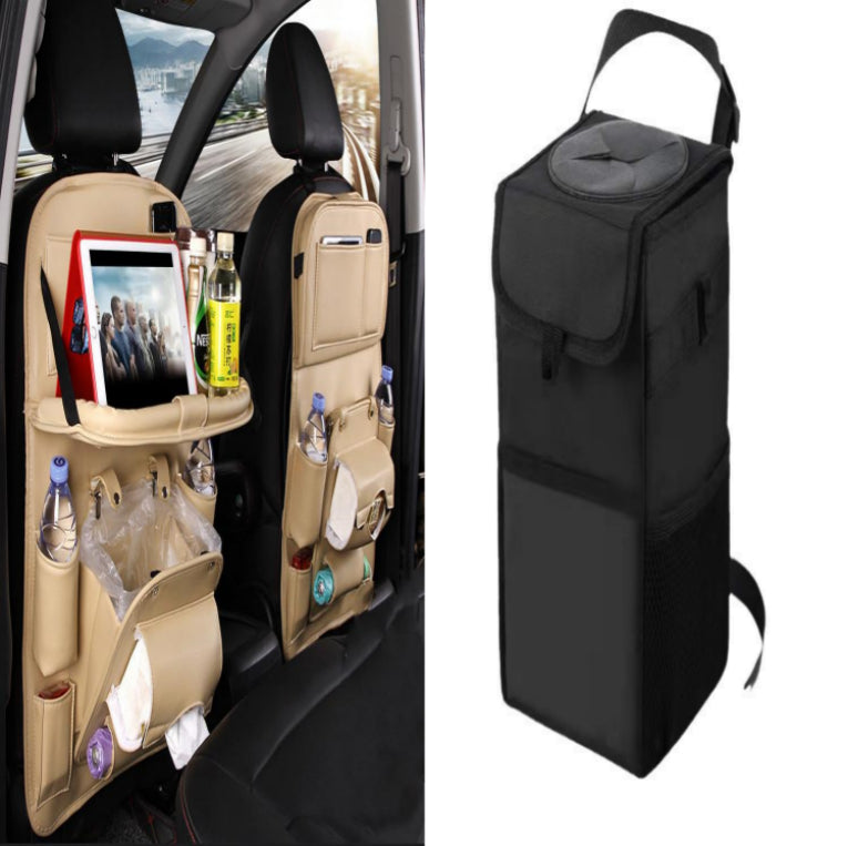PU Leather Car Storage Bag Multifunction