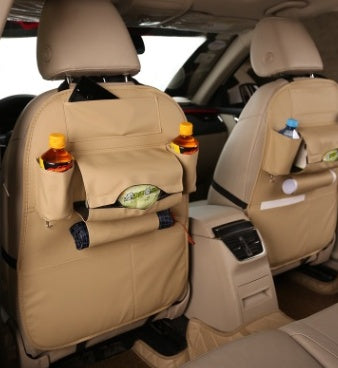 Car storage bag box car seat storage leather