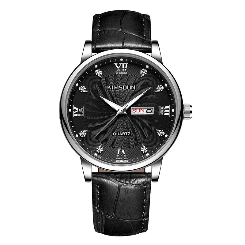 Calendar Waterproof Quartz Watch For Men