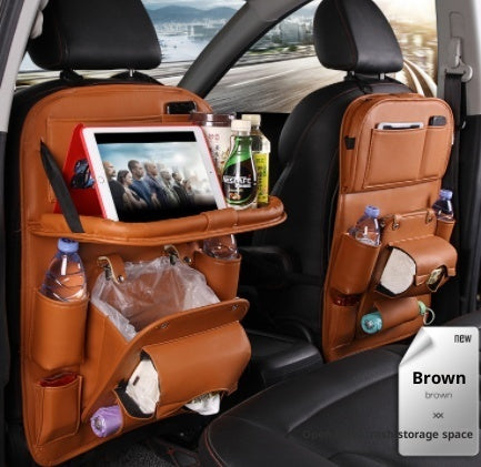 PU Leather Car Storage Bag Multifunction