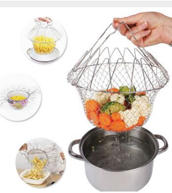 Deep Fry Basket Stainless Washing Fruits Vegetables
