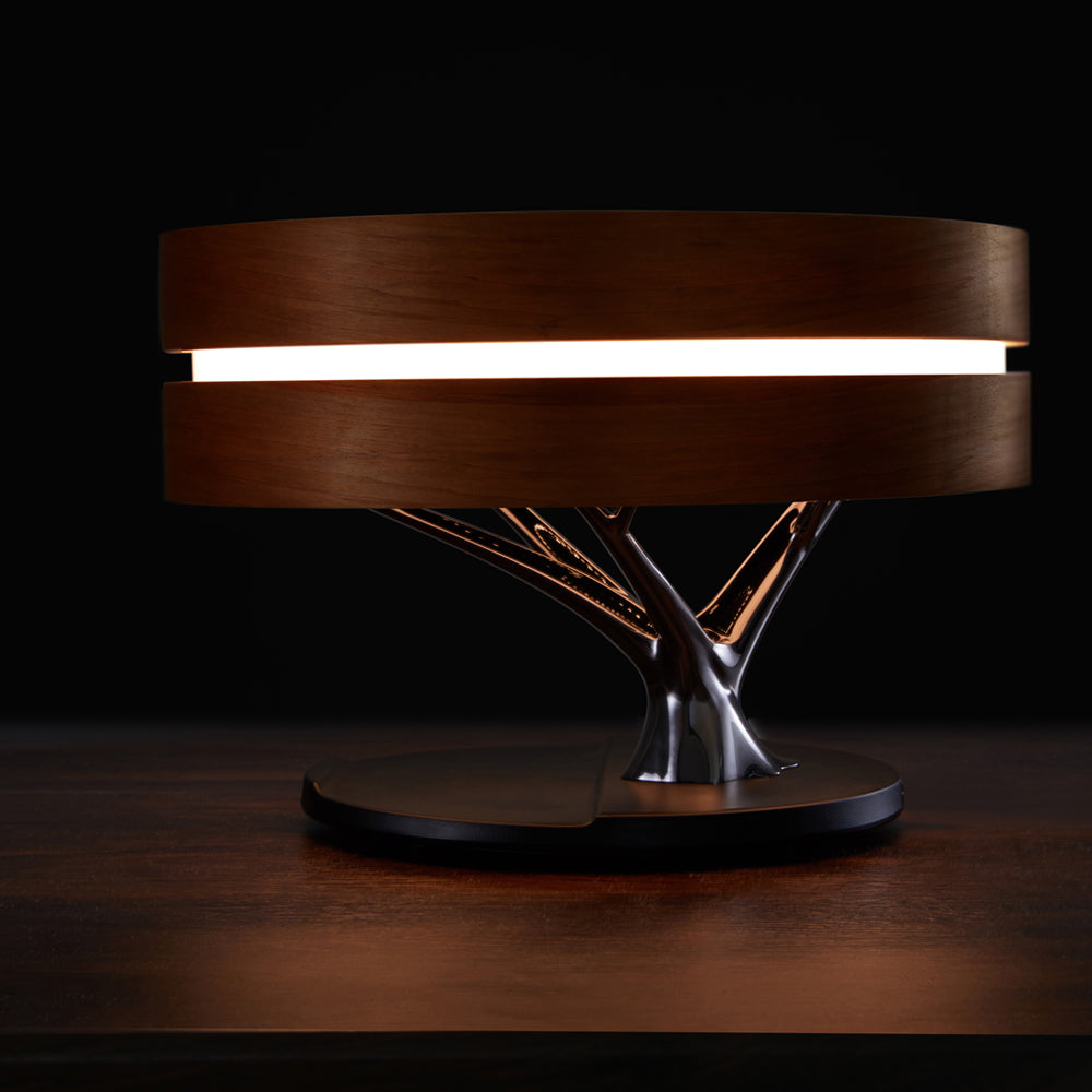 Bluetooth Speaker Bed Lamp WiFi Circle Tree Of Led