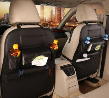 Car storage bag box car seat storage leather