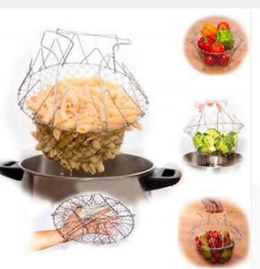 Deep Fry Basket Stainless Washing Fruits Vegetables