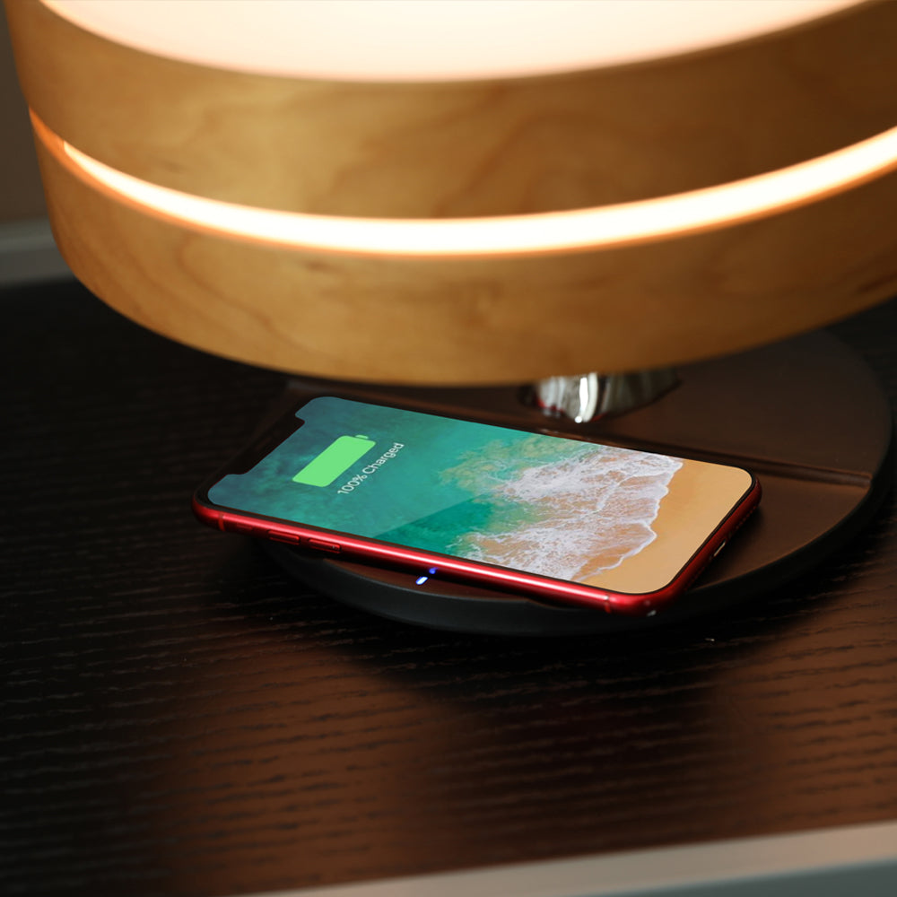 Bluetooth Speaker Bed Lamp WiFi Circle Tree Of Led