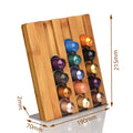 Bamboo coffee capsule storage