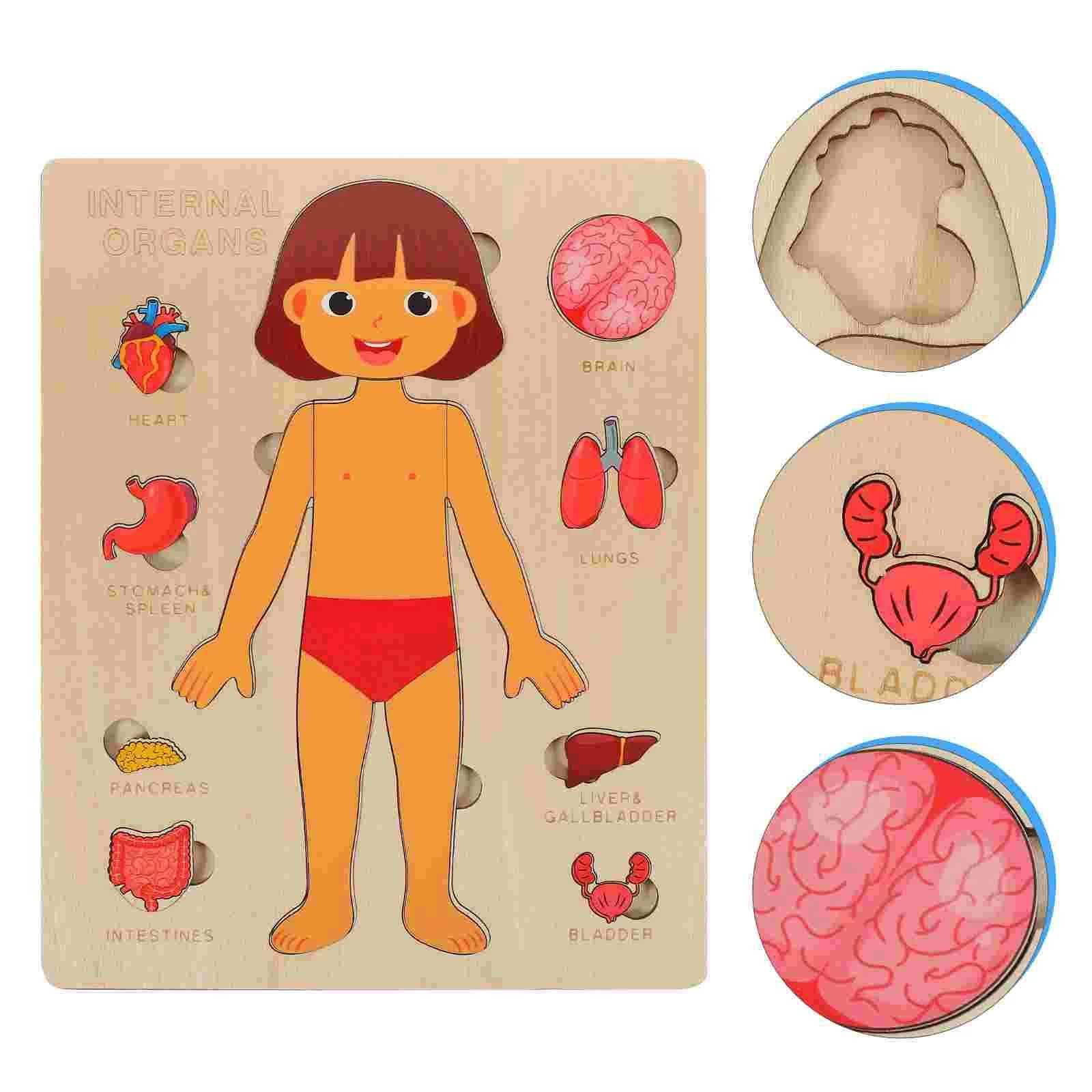 Kids Wooden Learning Activities Busy Board