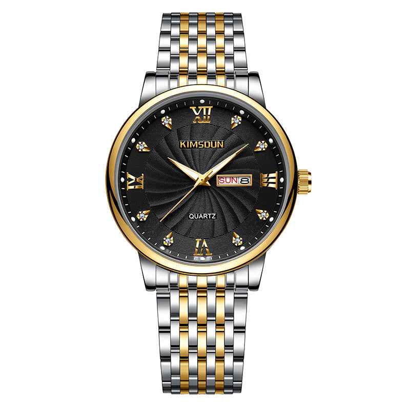 Calendar Waterproof Quartz Watch For Men