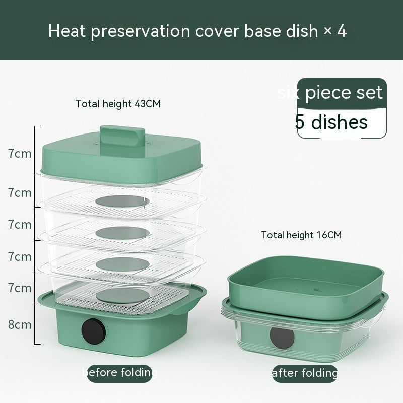 Multi-layer Stack Cooking Hood Steamer