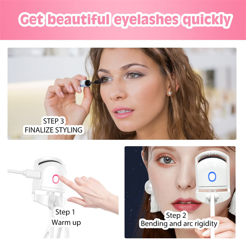 Mini Eyelash Curler Electric Portable Charging