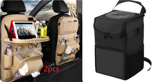 PU Leather Car Storage Bag Multifunction