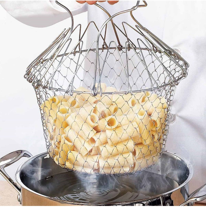 Deep Fry Basket Stainless Washing Fruits Vegetables