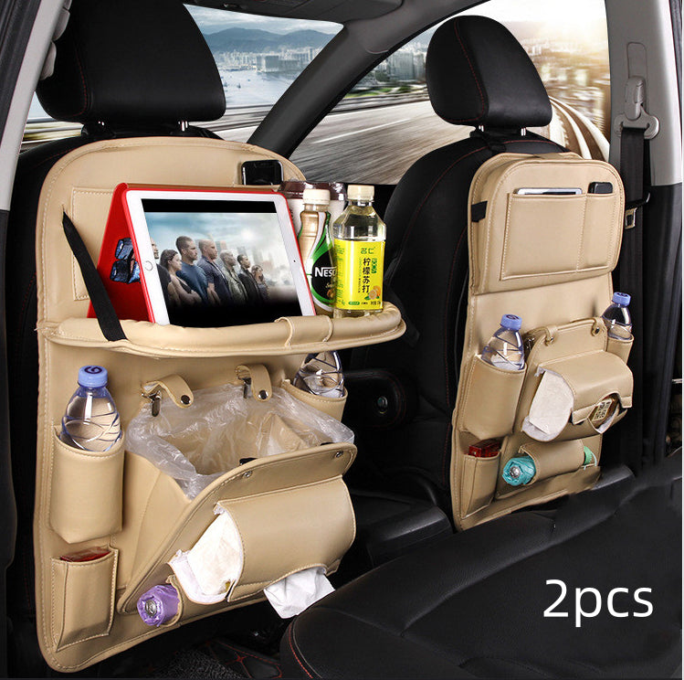 PU Leather Car Storage Bag Multifunction