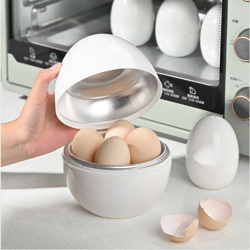 4 Eggs Microwave Steamer Boiler Cooker
