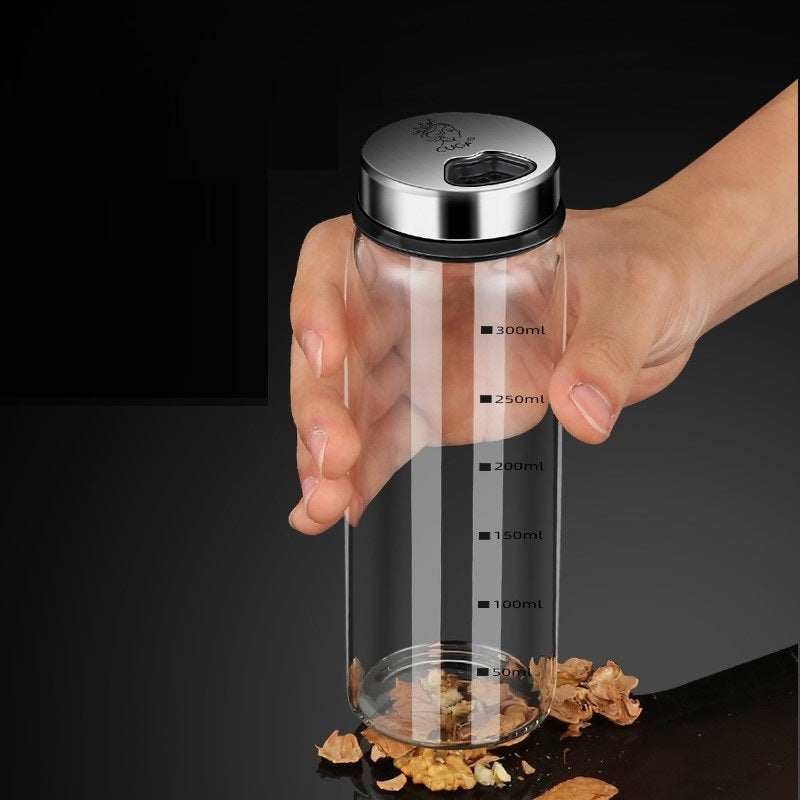 Rotary Seasoning Bottle Kitchen Household Glass Seasoning