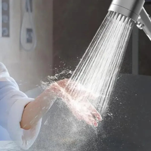 Advanced Filtration Shower System - Turbo Pressure Flow, 5-Layer Filter & Switch Control For Home & Pet Use