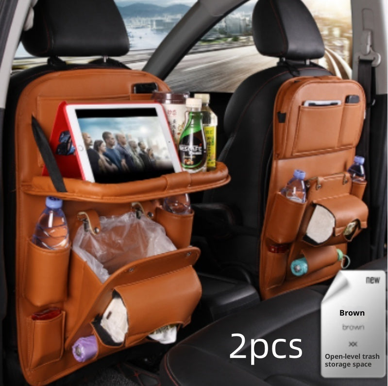PU Leather Car Storage Bag Multifunction