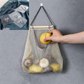 Hangable Vegetable Storage Net Bag Eco Friendly Onion Storage Grocery Store Bag Vegetable Bags Reusable Kitchen Accessories