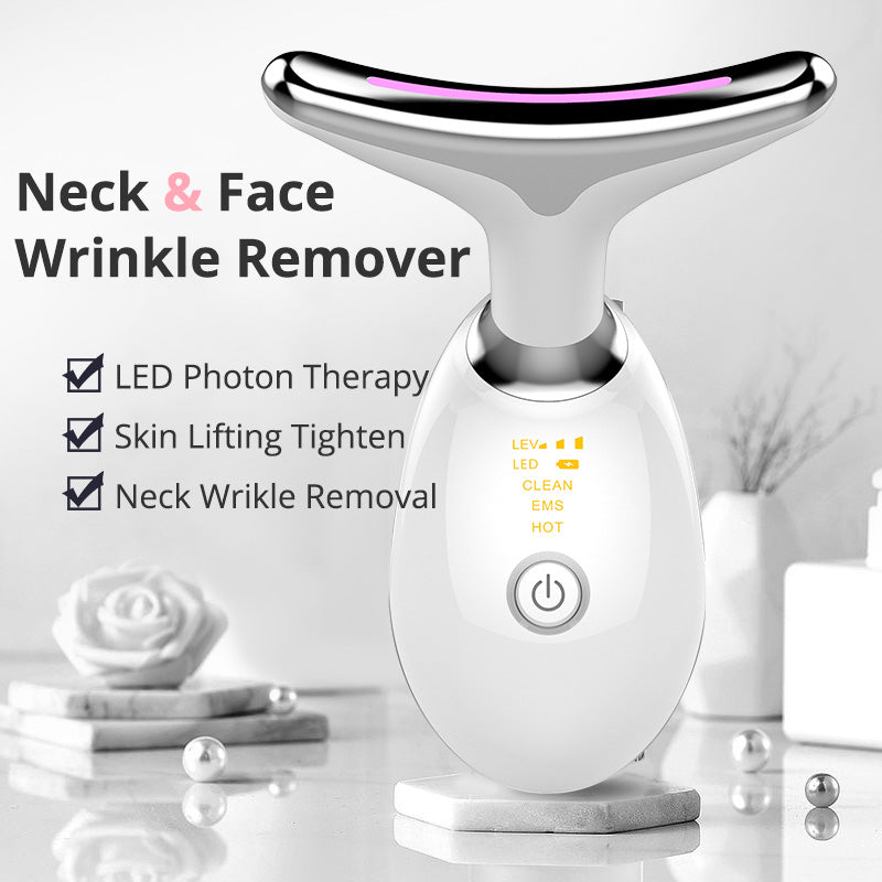 EMS Thermal Neck Lifting And Tighten Massager Wrinkle Remover