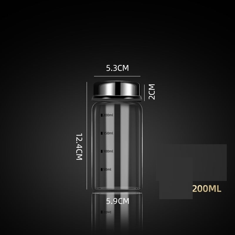 Rotary Seasoning Bottle Kitchen Household Glass Seasoning